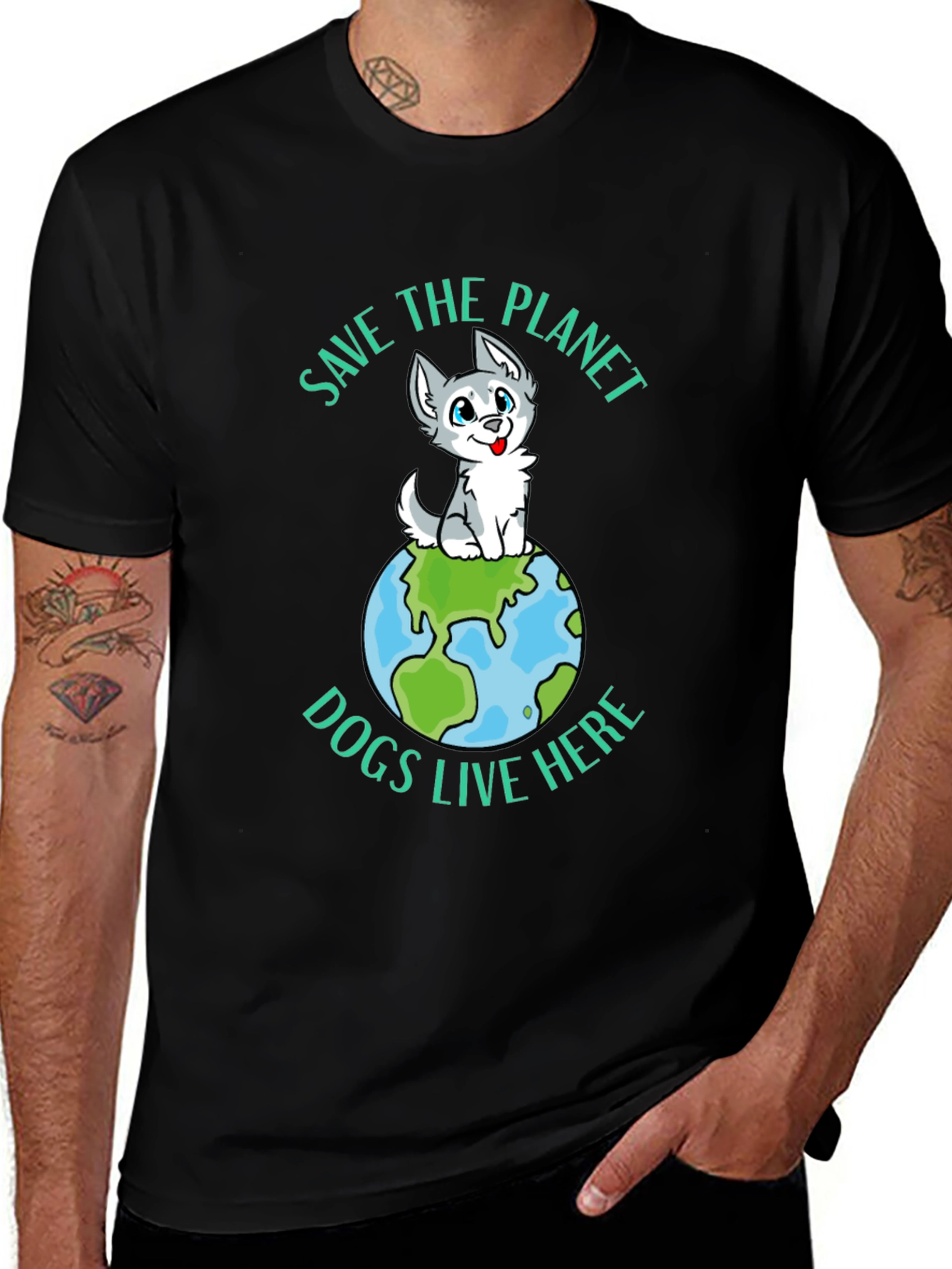 Save the Planet Dogs T-Shirt
