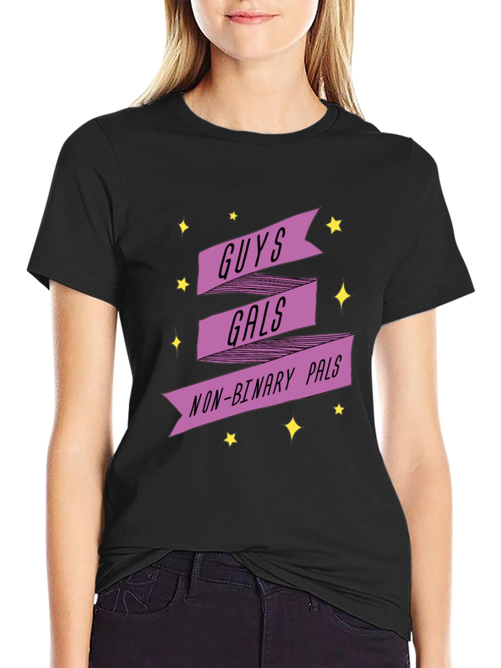 Guys Gals Non-Binary Pals Graphic Tee
