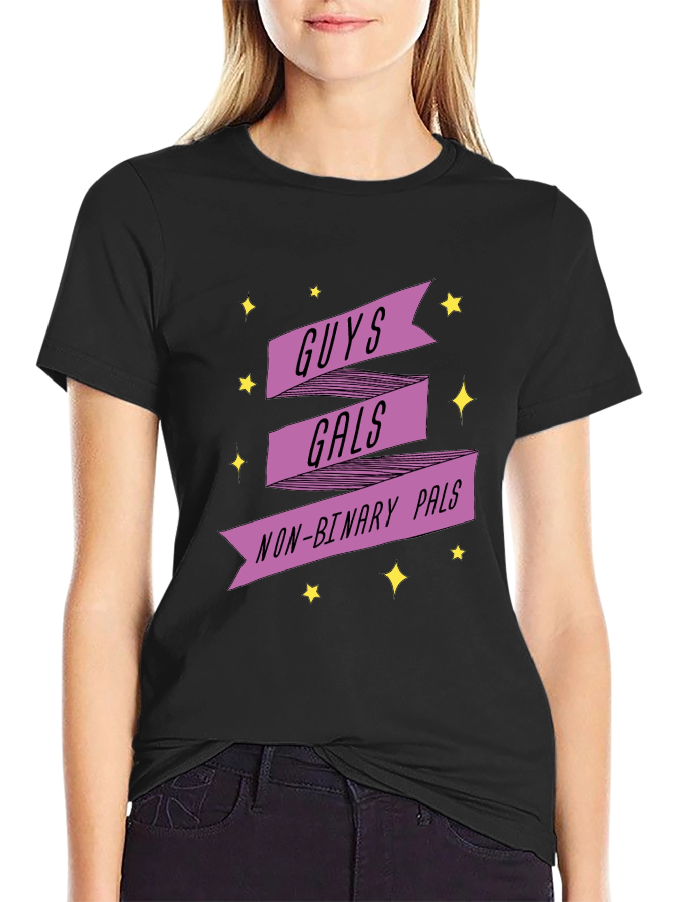 Guys Gals Non-Binary Pals Graphic Tee