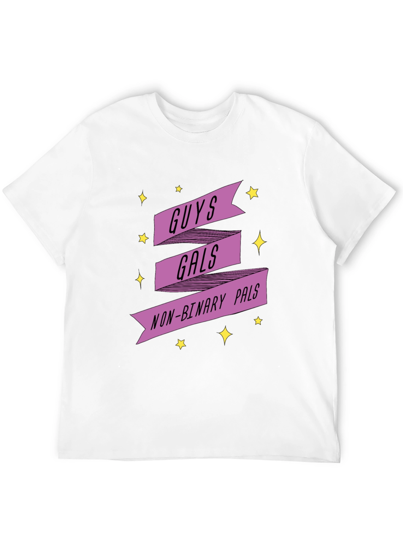 Guys Gals Non-Binary Pals Graphic Tee