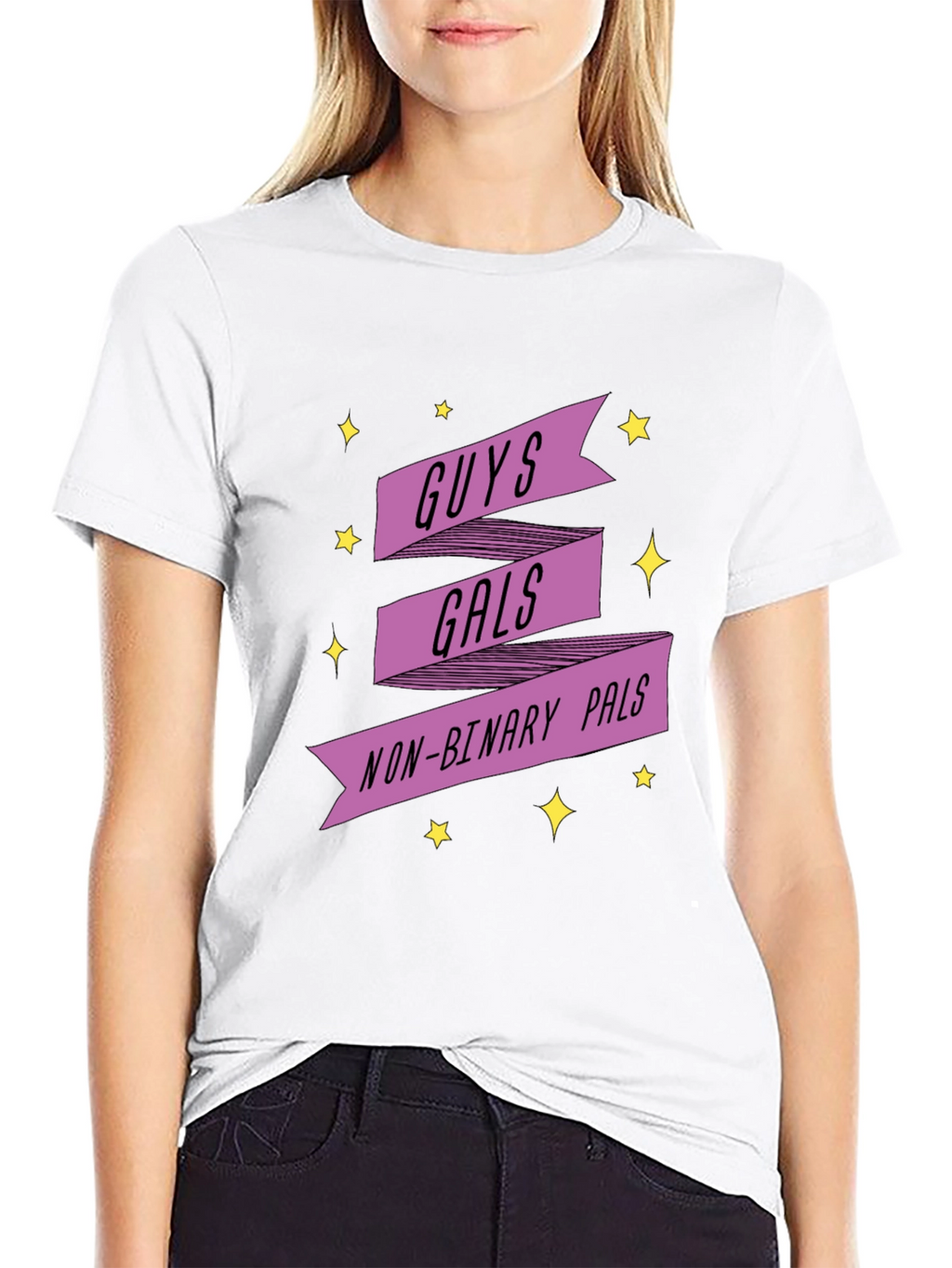 Guys Gals Non-Binary Pals Graphic Tee