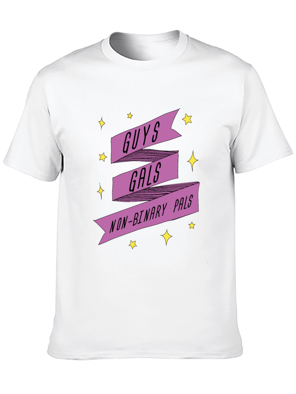 Guys Gals Non-Binary Pals Graphic Tee