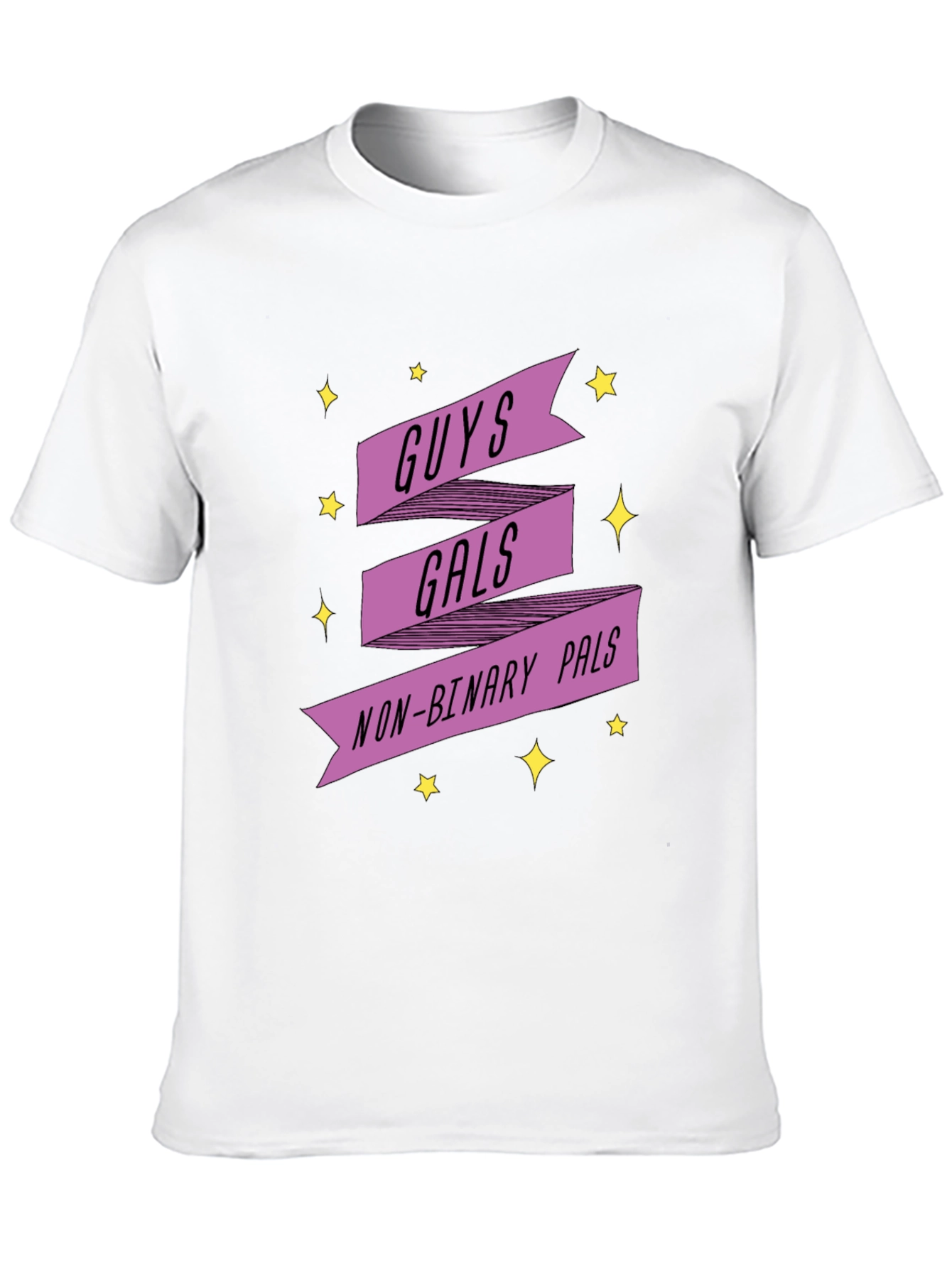 Guys Gals Non-Binary Pals Graphic Tee
