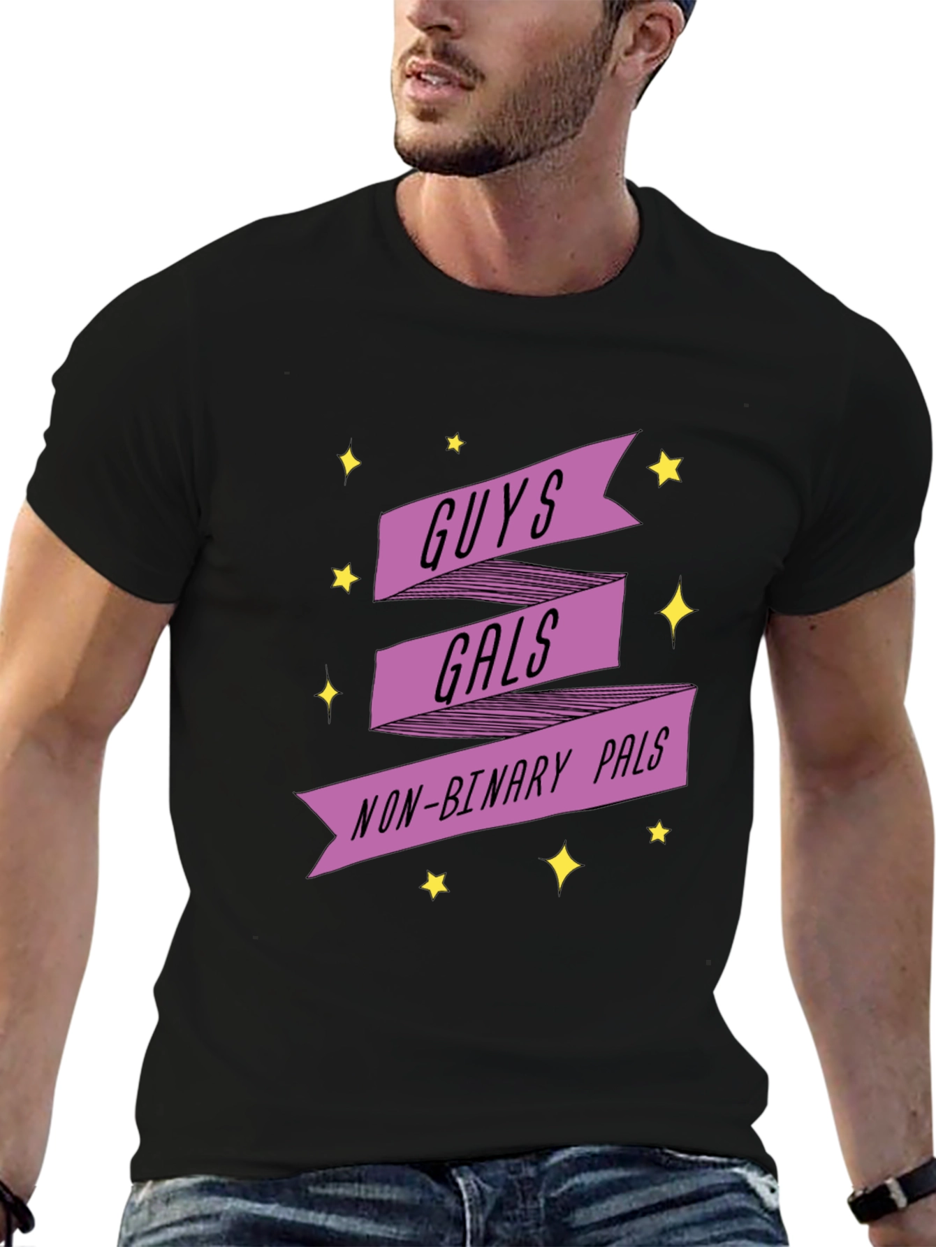 Guys Gals Non-Binary Pals Graphic Tee