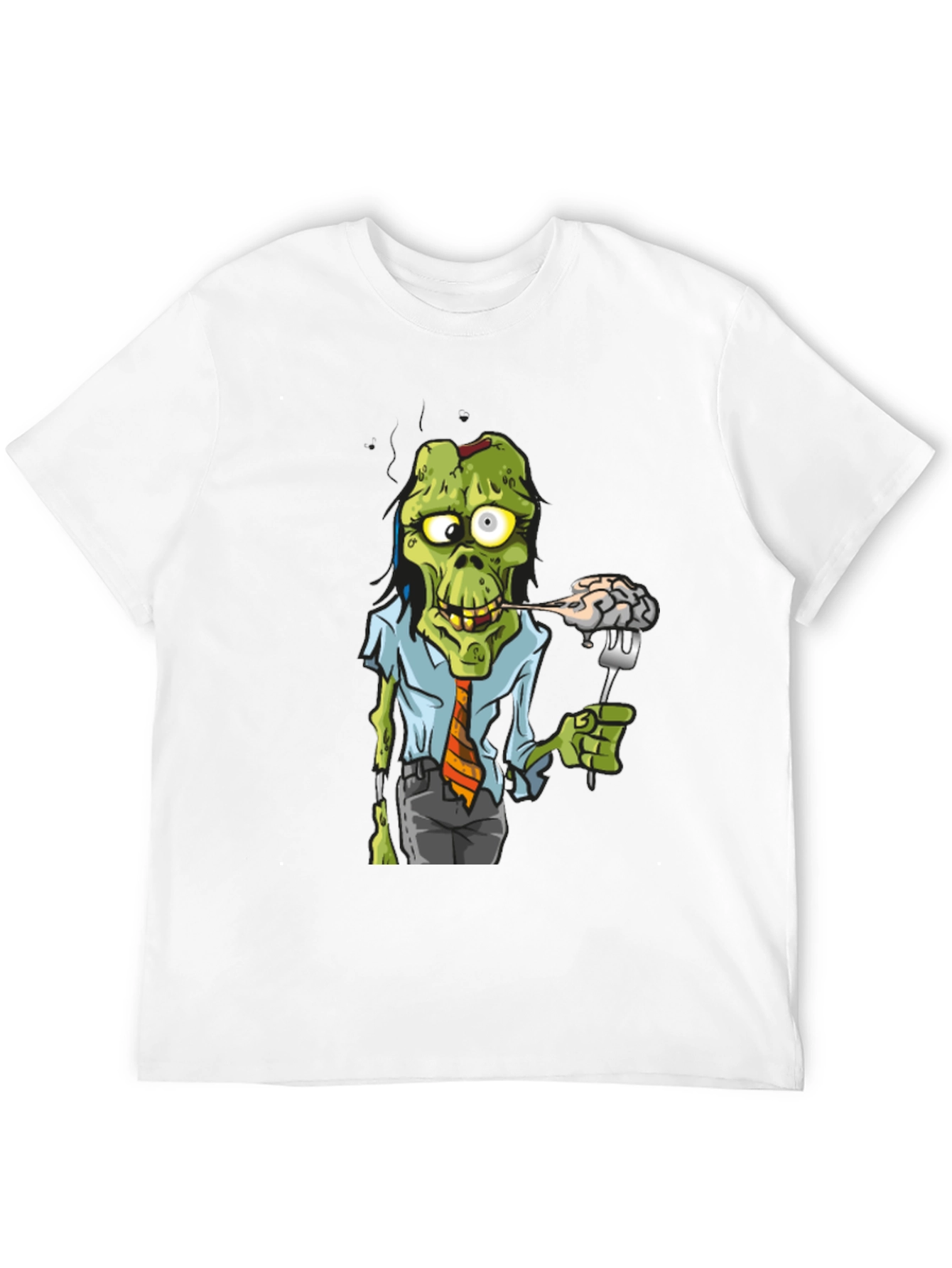 Zombie Business Brain Eater Black T-Shirt