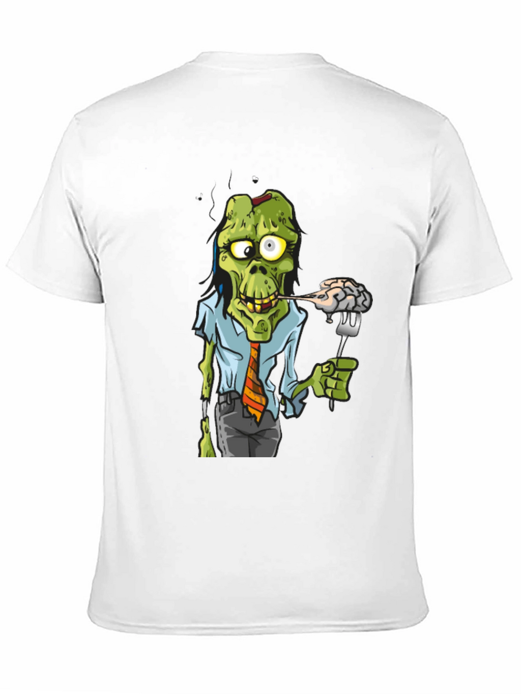 Zombie Business Brain Eater Black T-Shirt