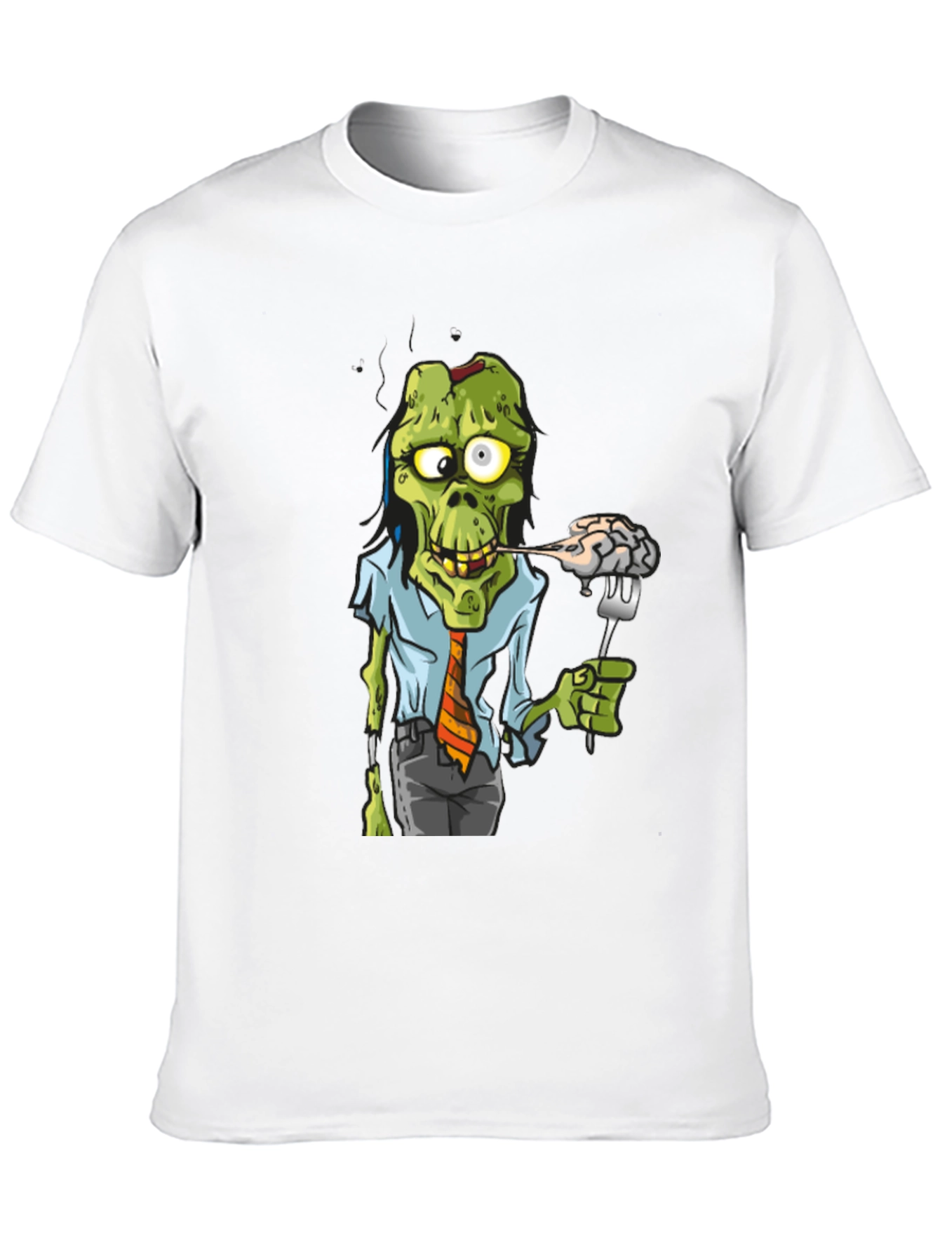 Zombie Business Brain Eater Black T-Shirt