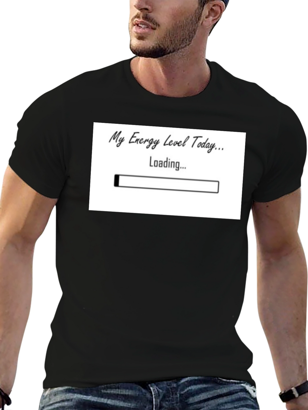 My Energy Level Today Loading Funny T-Shirt