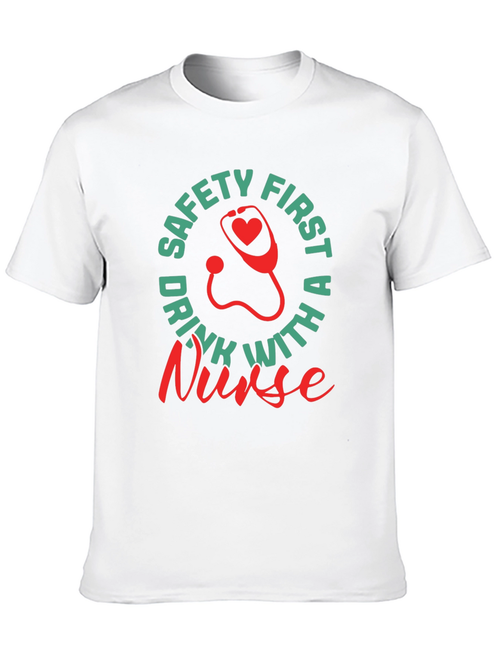 Nurse Safety First Graphic Tee