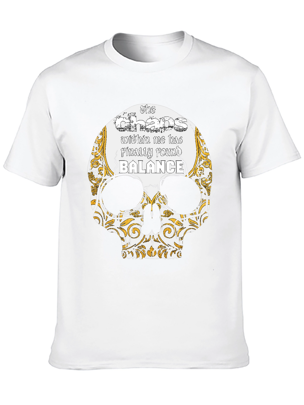 Skull Balance Graphic Tee - The Chaos Within