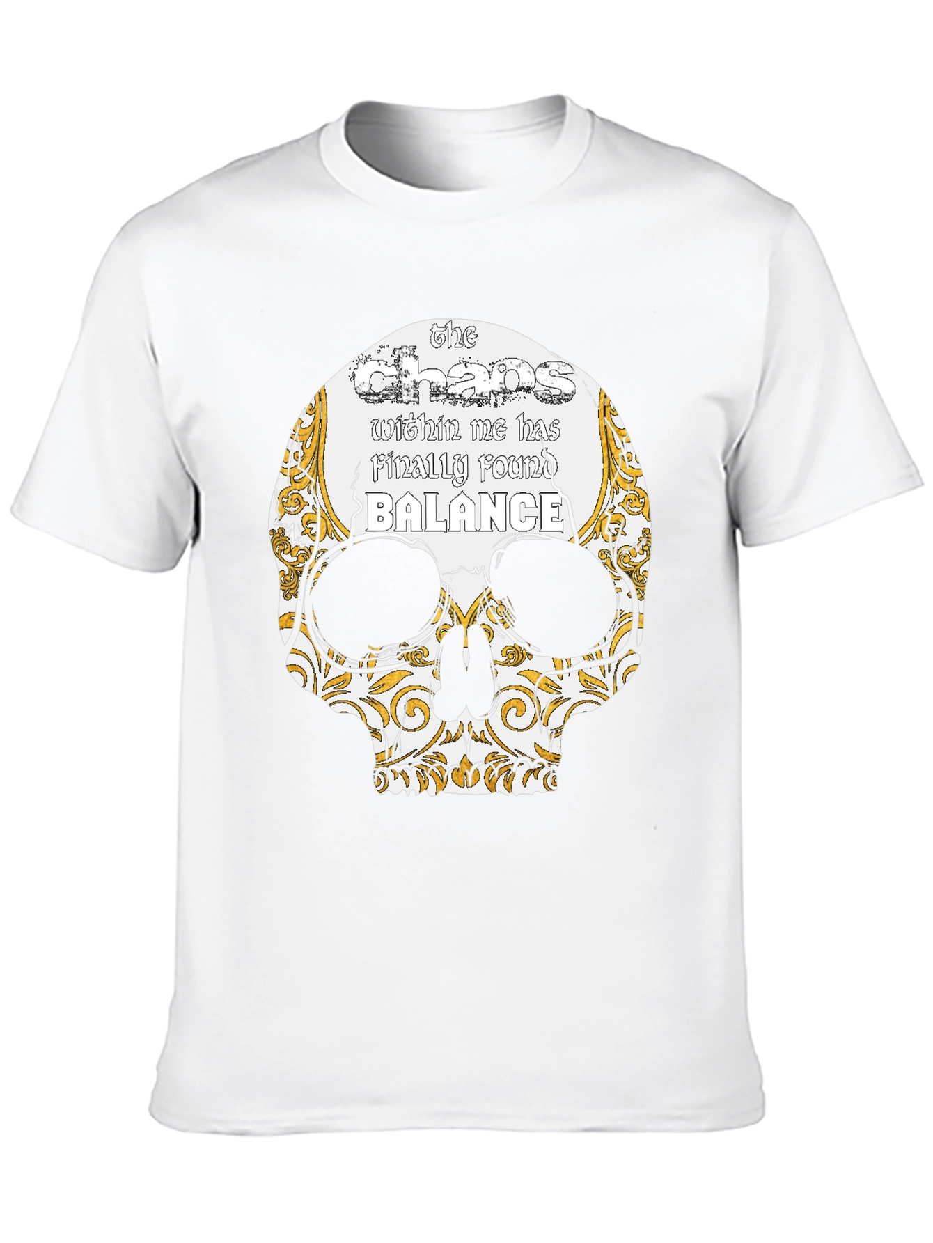 Skull Balance Graphic Tee - The Chaos Within