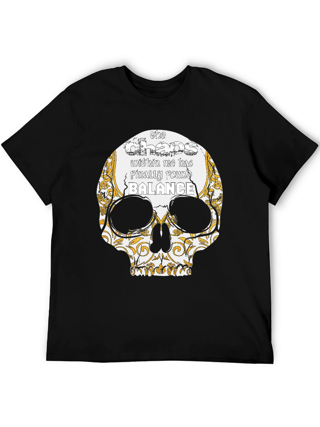 Skull Balance Graphic Tee - The Chaos Within