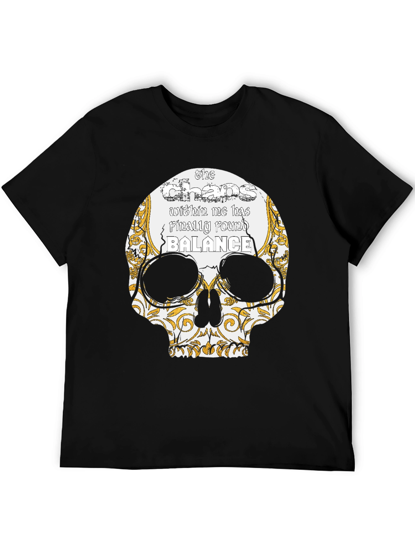 Skull Balance Graphic Tee - The Chaos Within