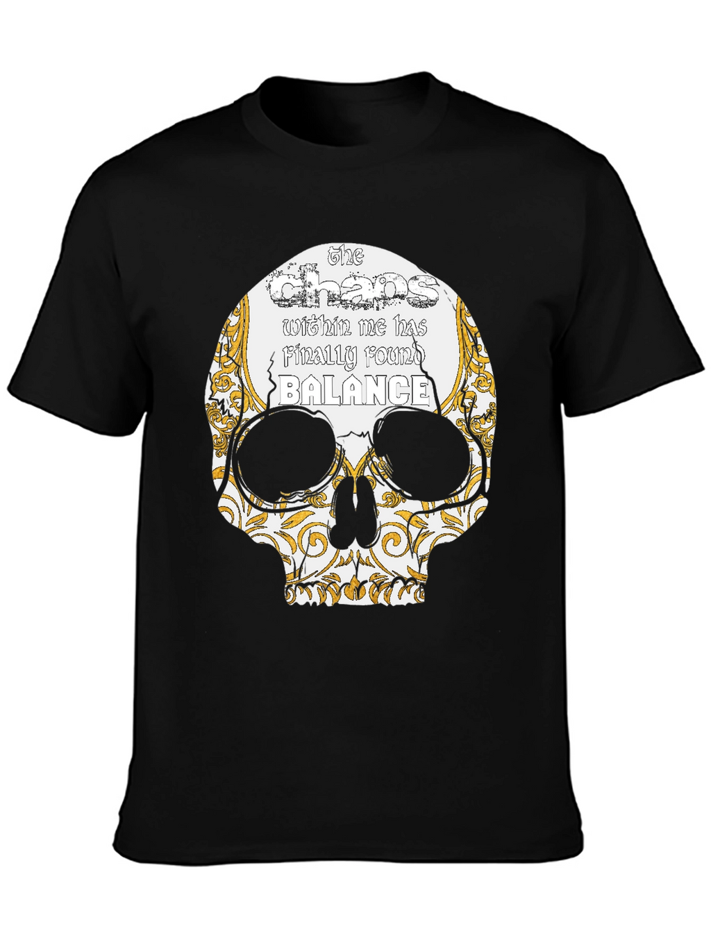 Skull Balance Graphic Tee - The Chaos Within