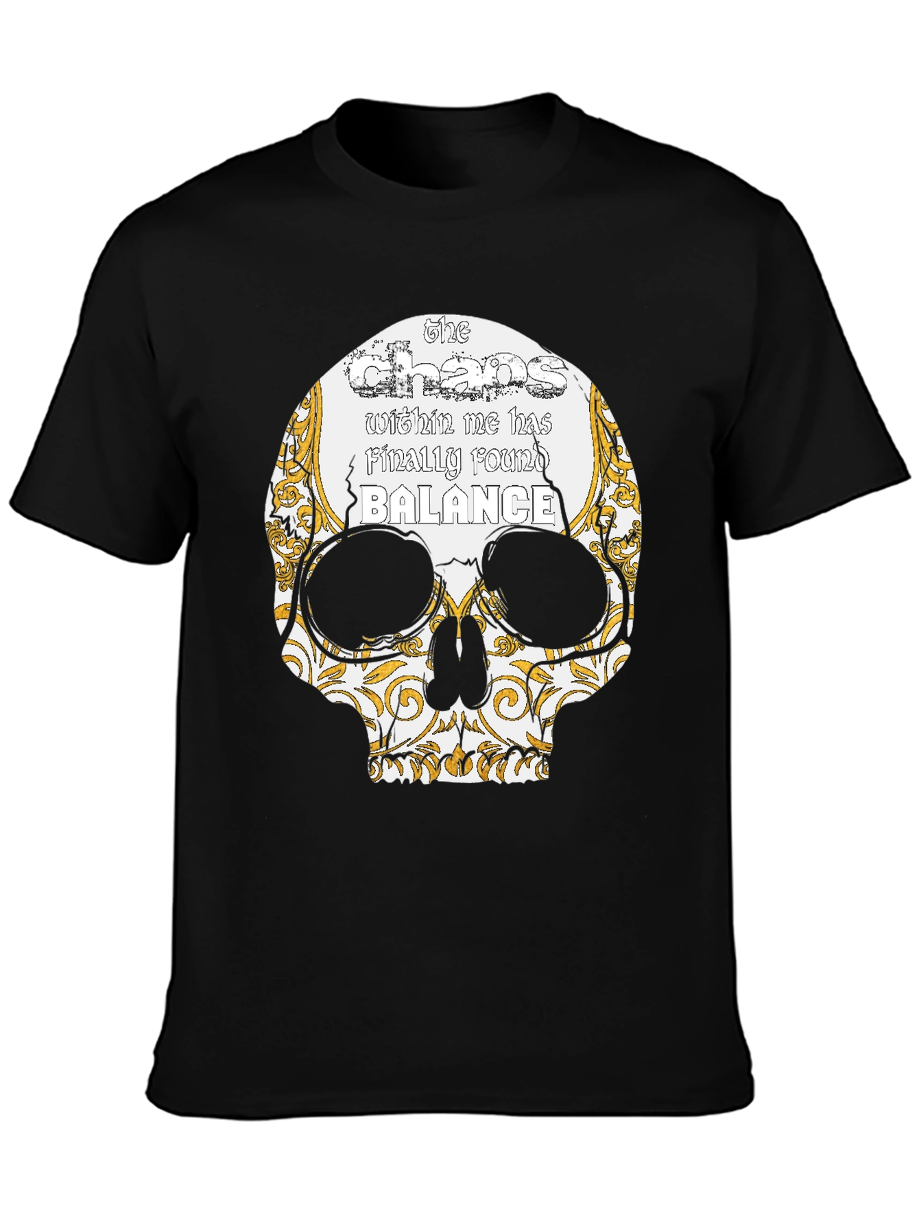 Skull Balance Graphic Tee - The Chaos Within