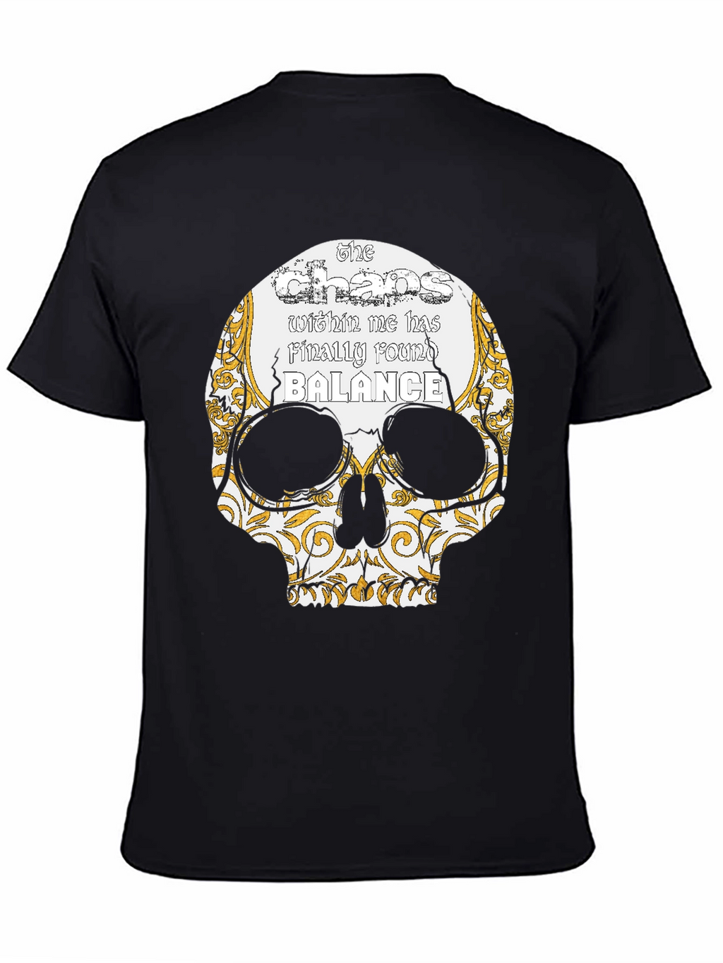 Skull Balance Graphic Tee - The Chaos Within