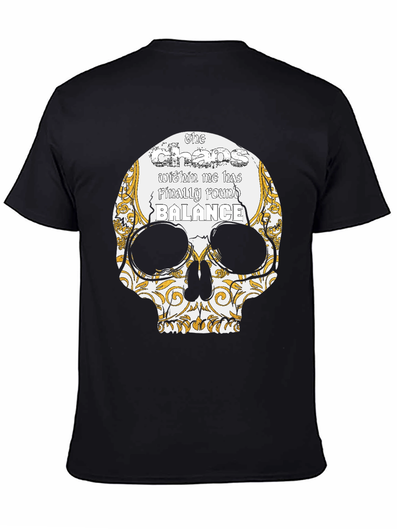 Skull Balance Graphic Tee - The Chaos Within
