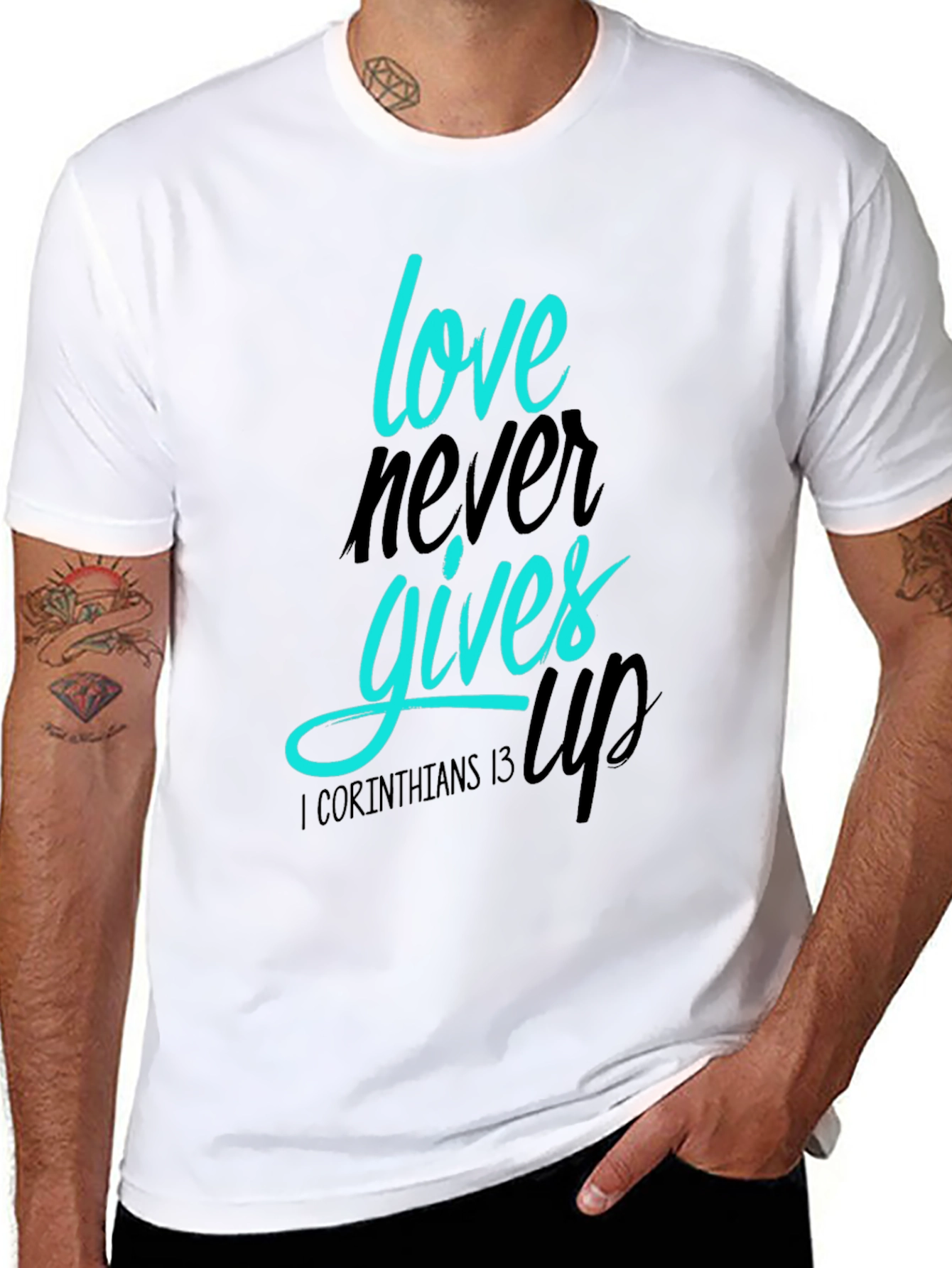 Love Never Gives Up T-Shirt