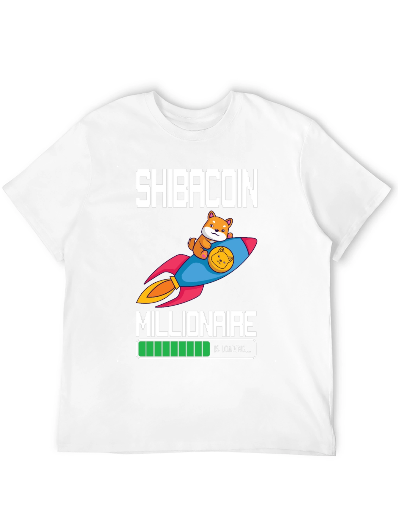 Shibacoin Millionaire Loading T-Shirt Crypto HODL