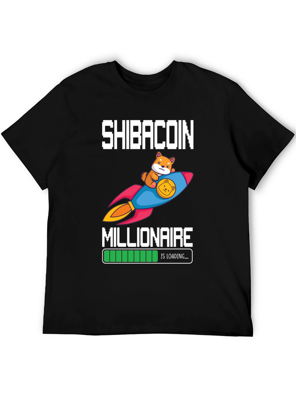Shibacoin Millionaire Loading T-Shirt Crypto HODL