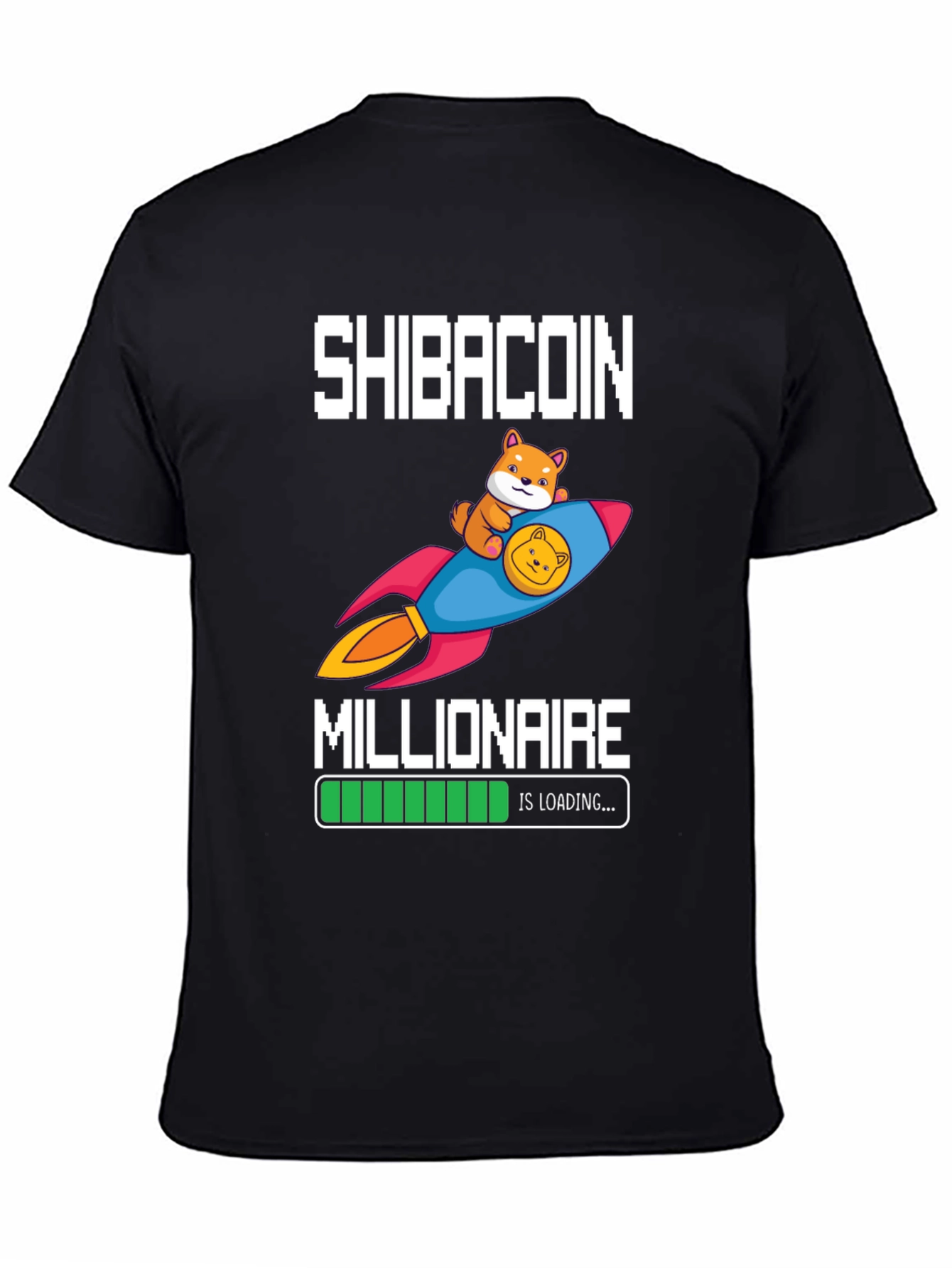 Shibacoin Millionaire Loading T-Shirt Crypto HODL