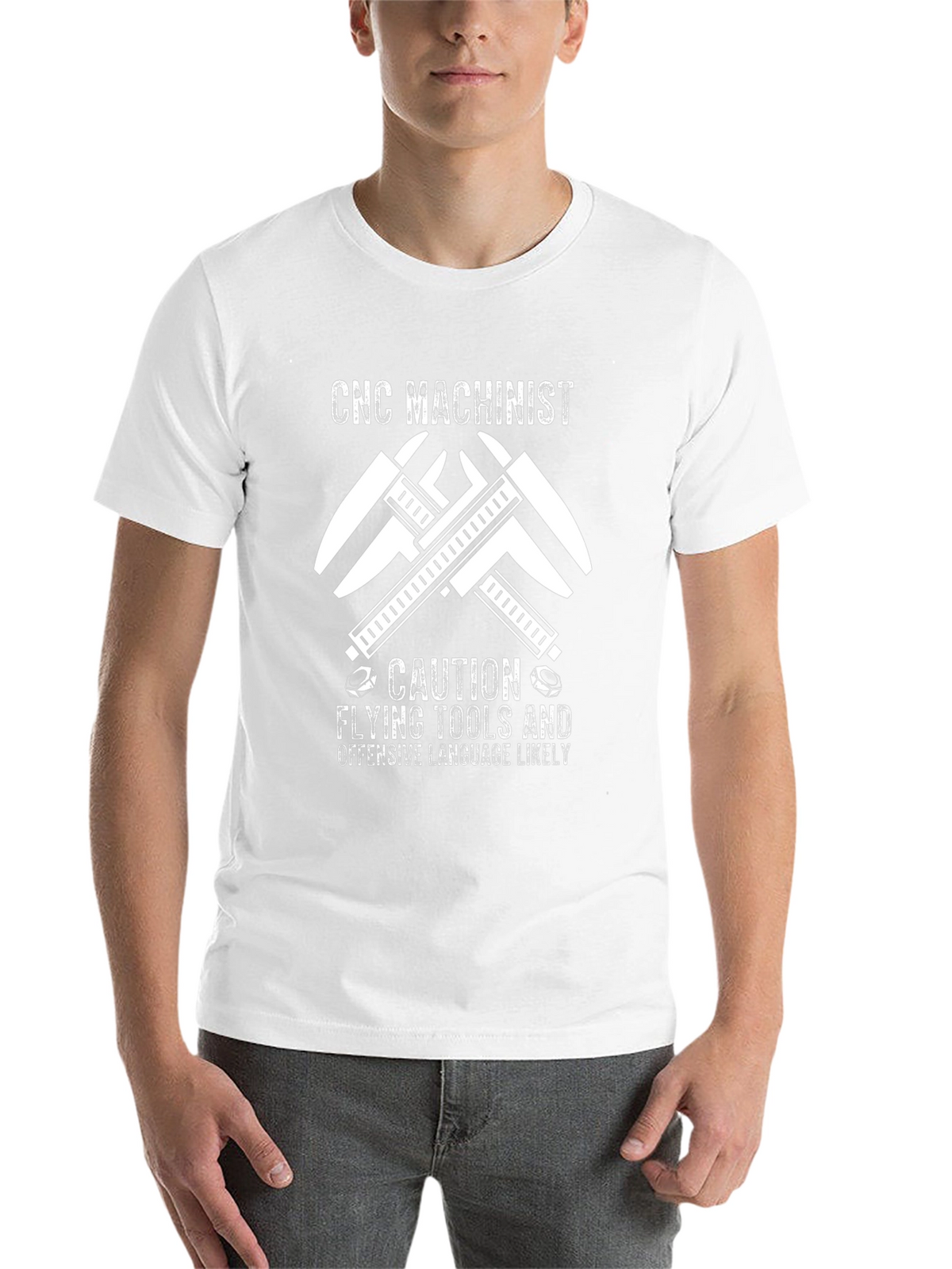 CNC Machinist Caution T-Shirt