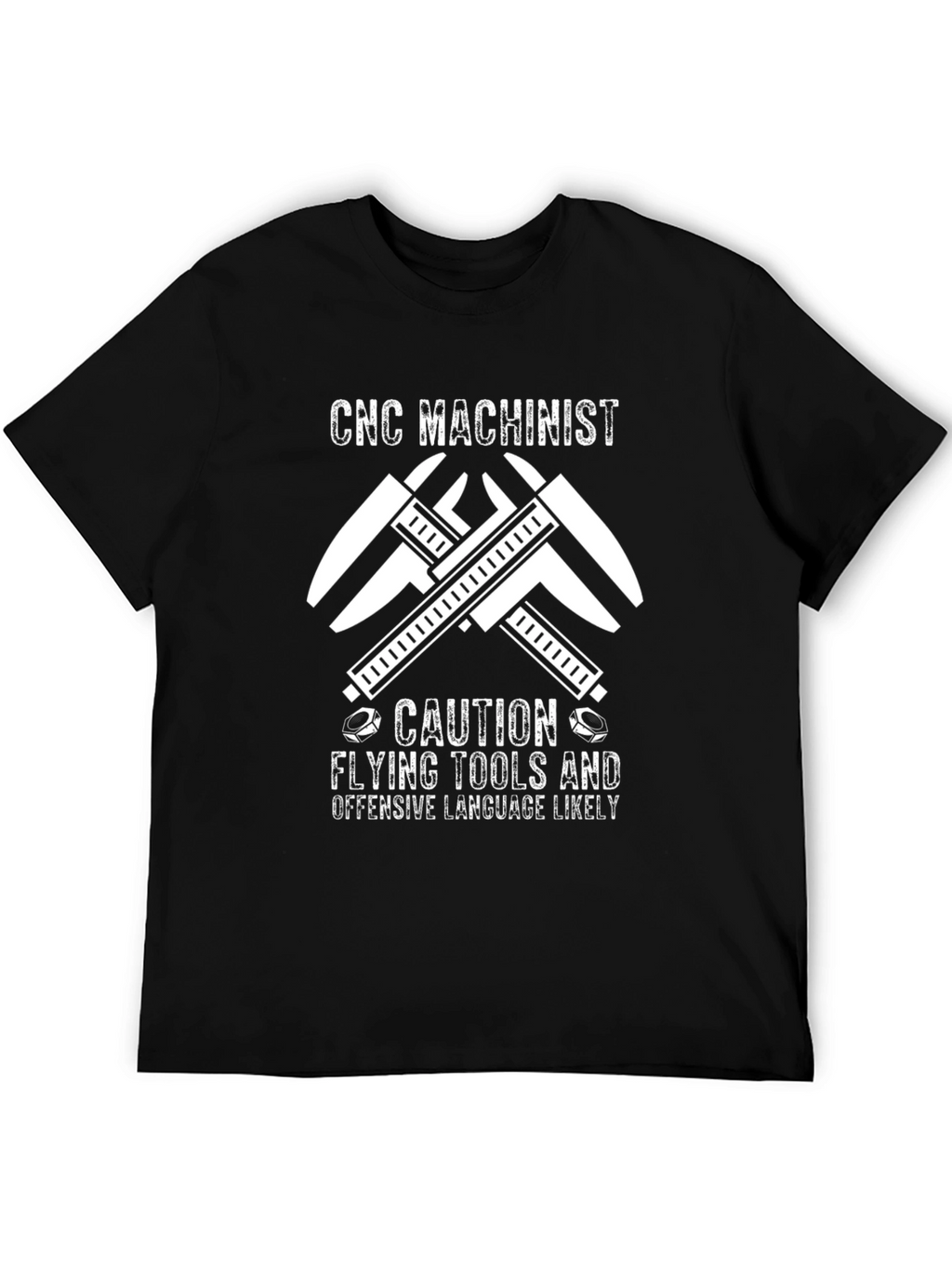 CNC Machinist Caution T-Shirt