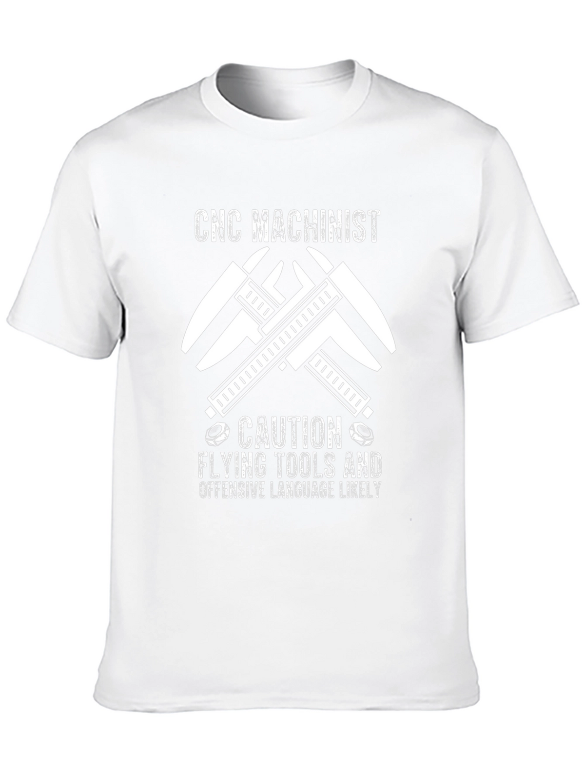 CNC Machinist Caution T-Shirt