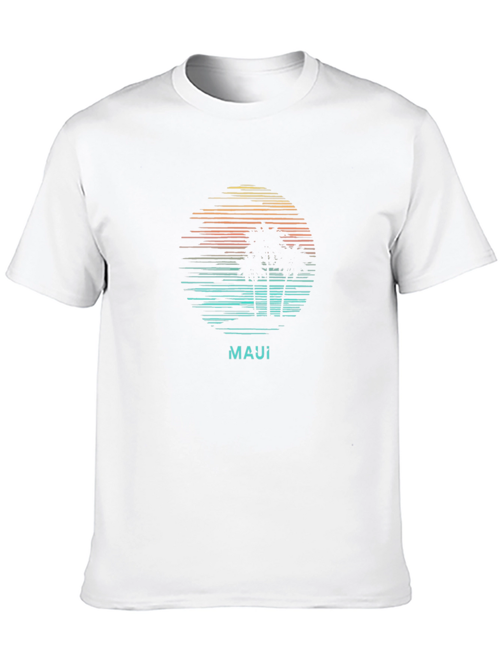 Maui Palm Tree Sunset T-Shirt