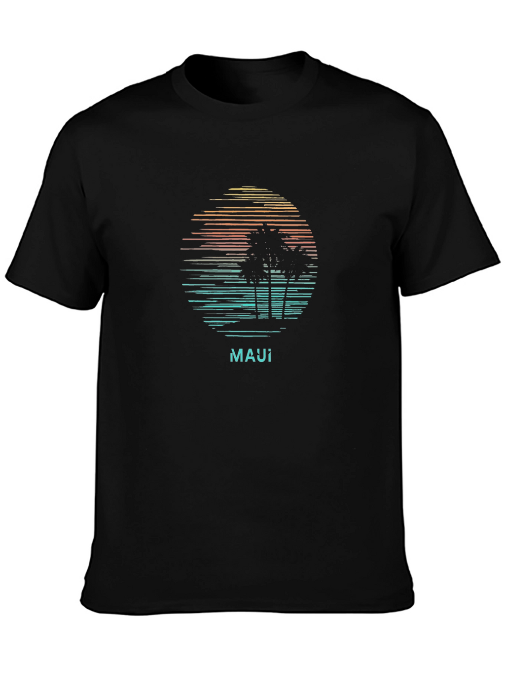 Maui Palm Tree Sunset T-Shirt