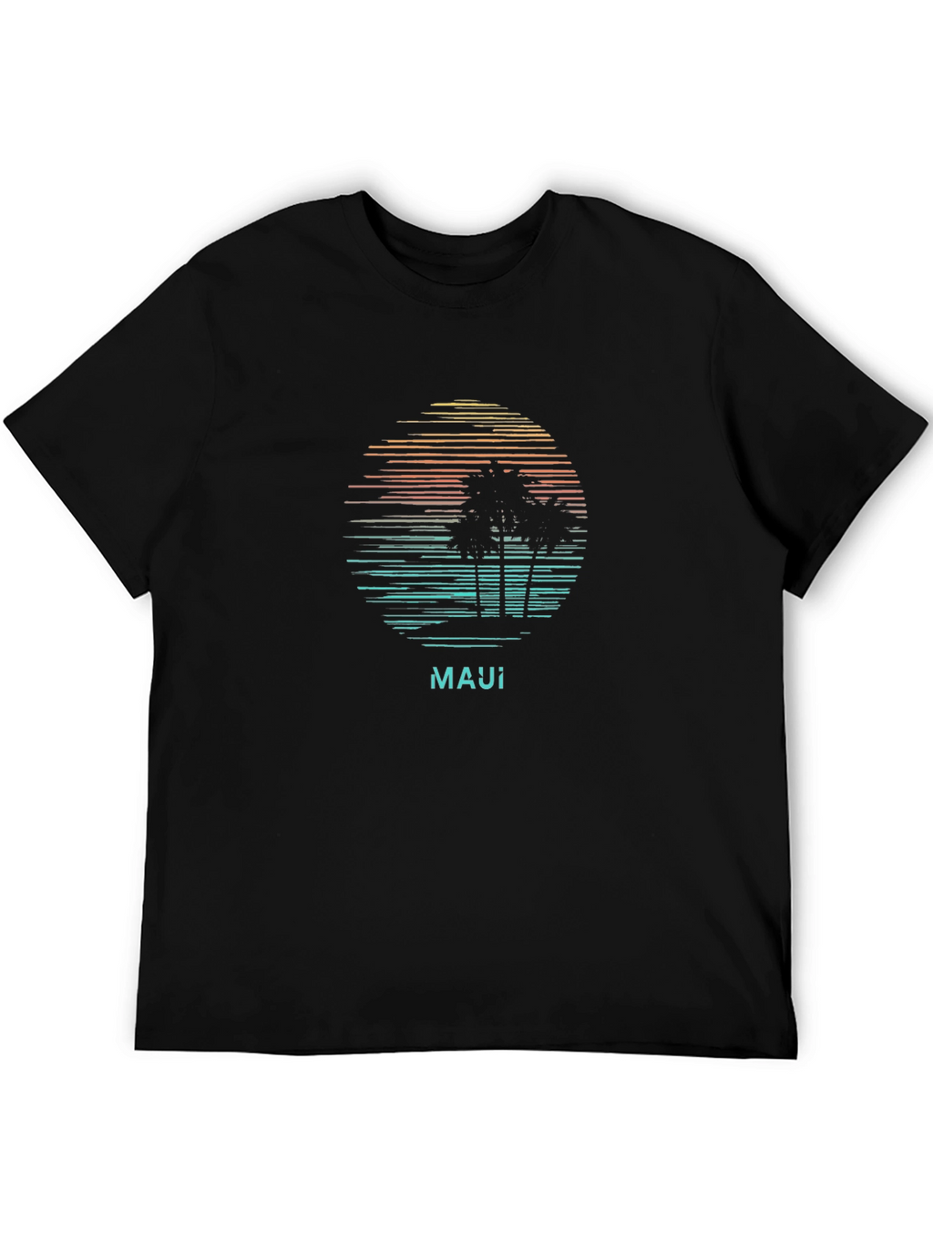 Maui Palm Tree Sunset T-Shirt