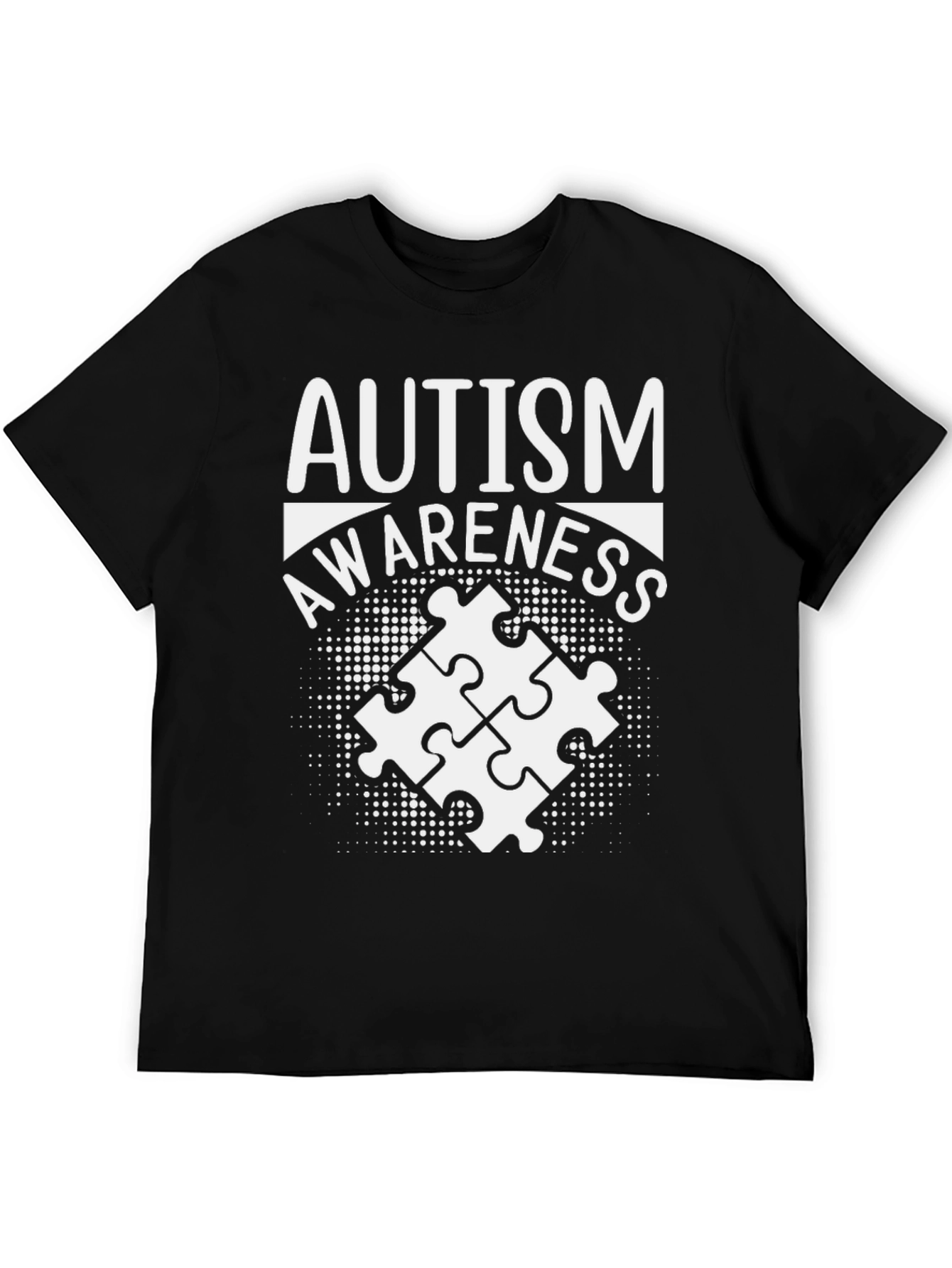 Autism Awareness Puzzle Piece Graphic T-Shirt