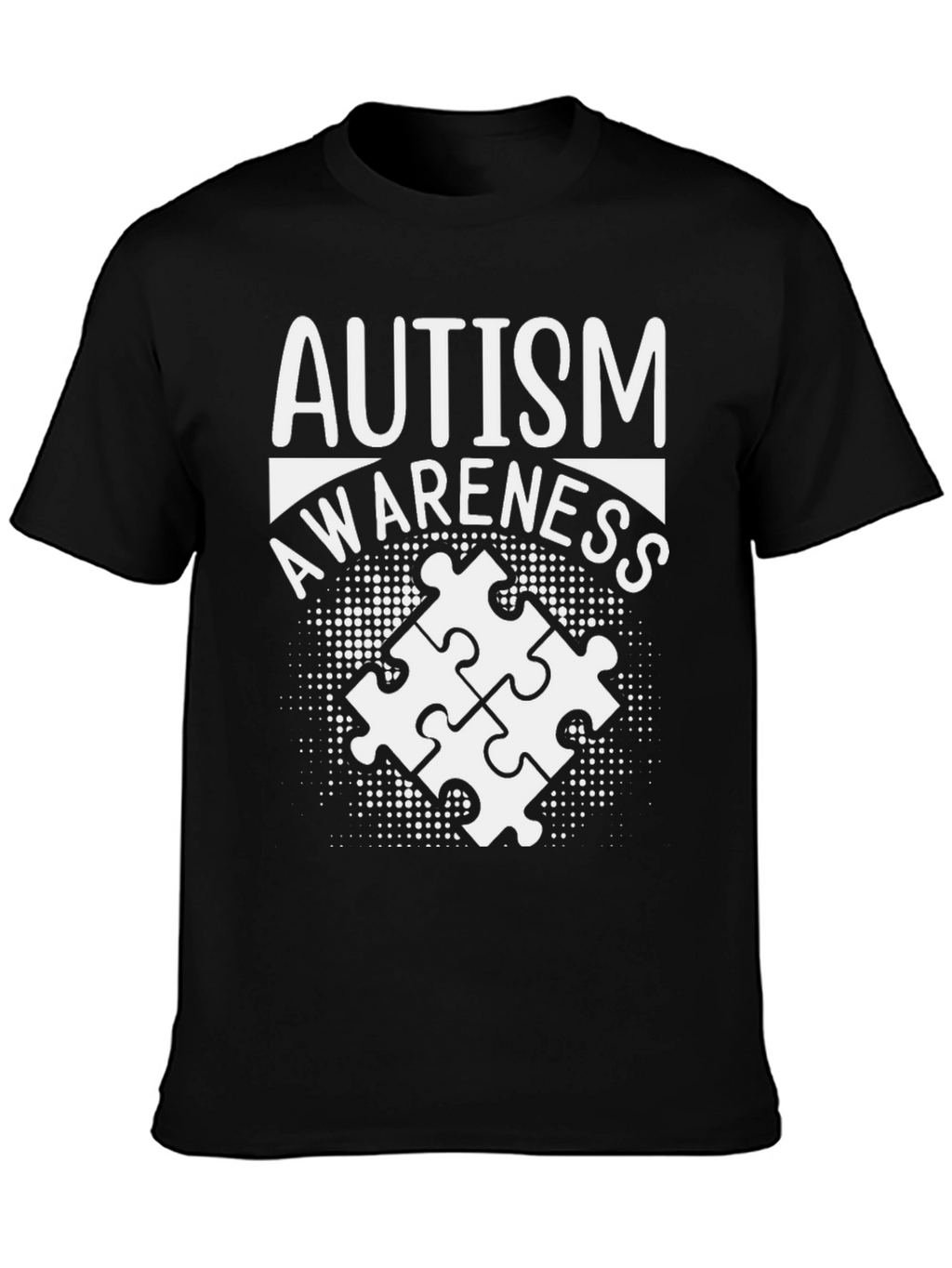 Autism Awareness Puzzle Piece Graphic T-Shirt