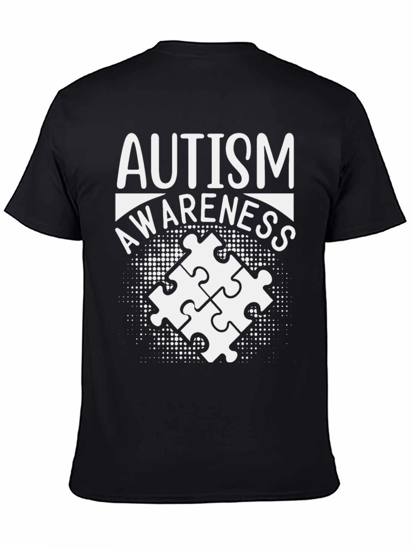 Autism Awareness Puzzle Piece Graphic T-Shirt