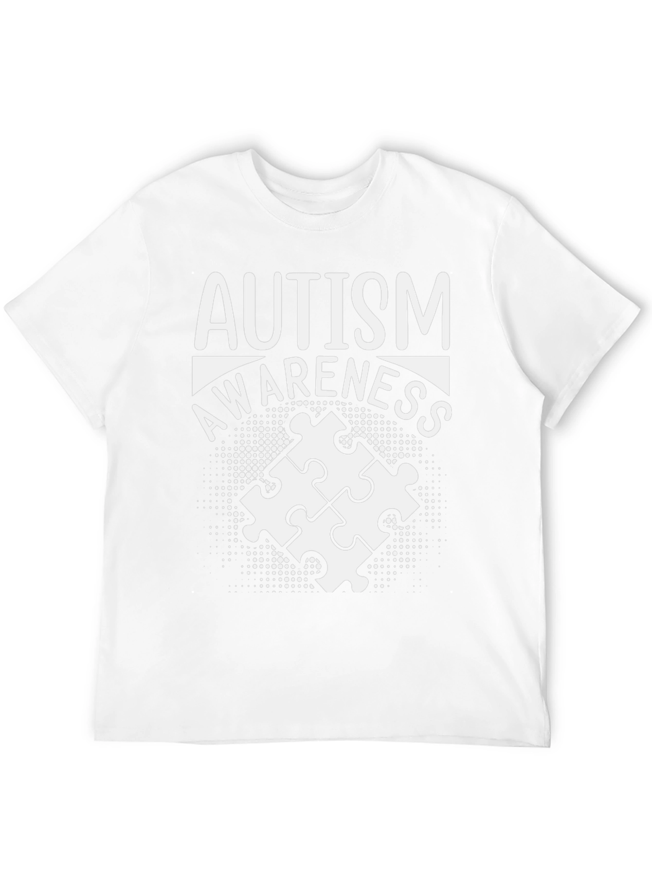 Autism Awareness Puzzle Piece Graphic T-Shirt