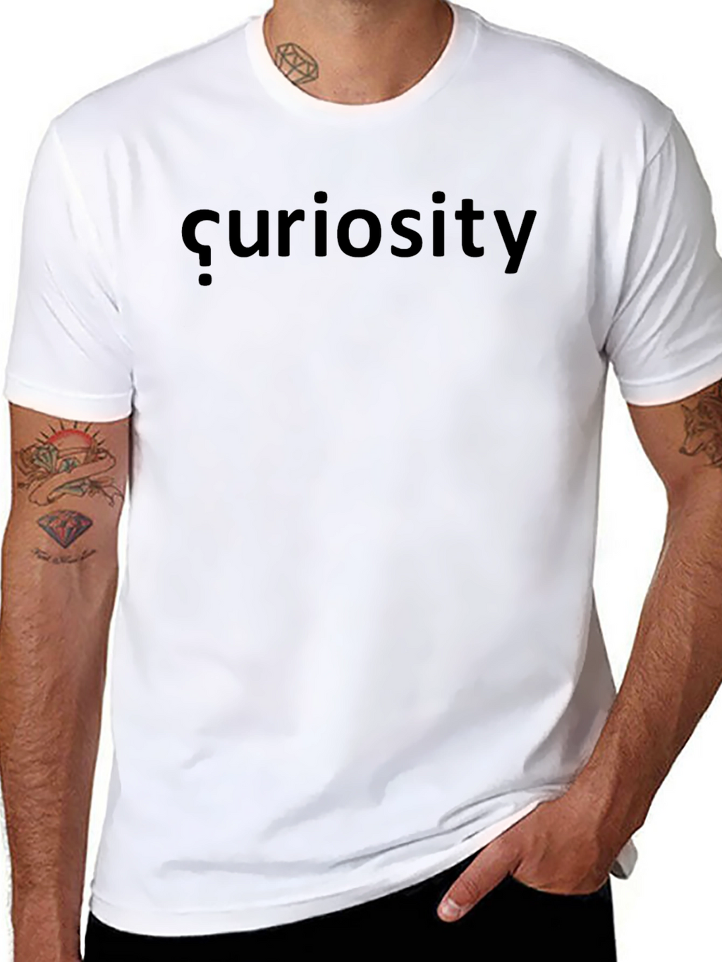 Curiosity Black T-Shirt