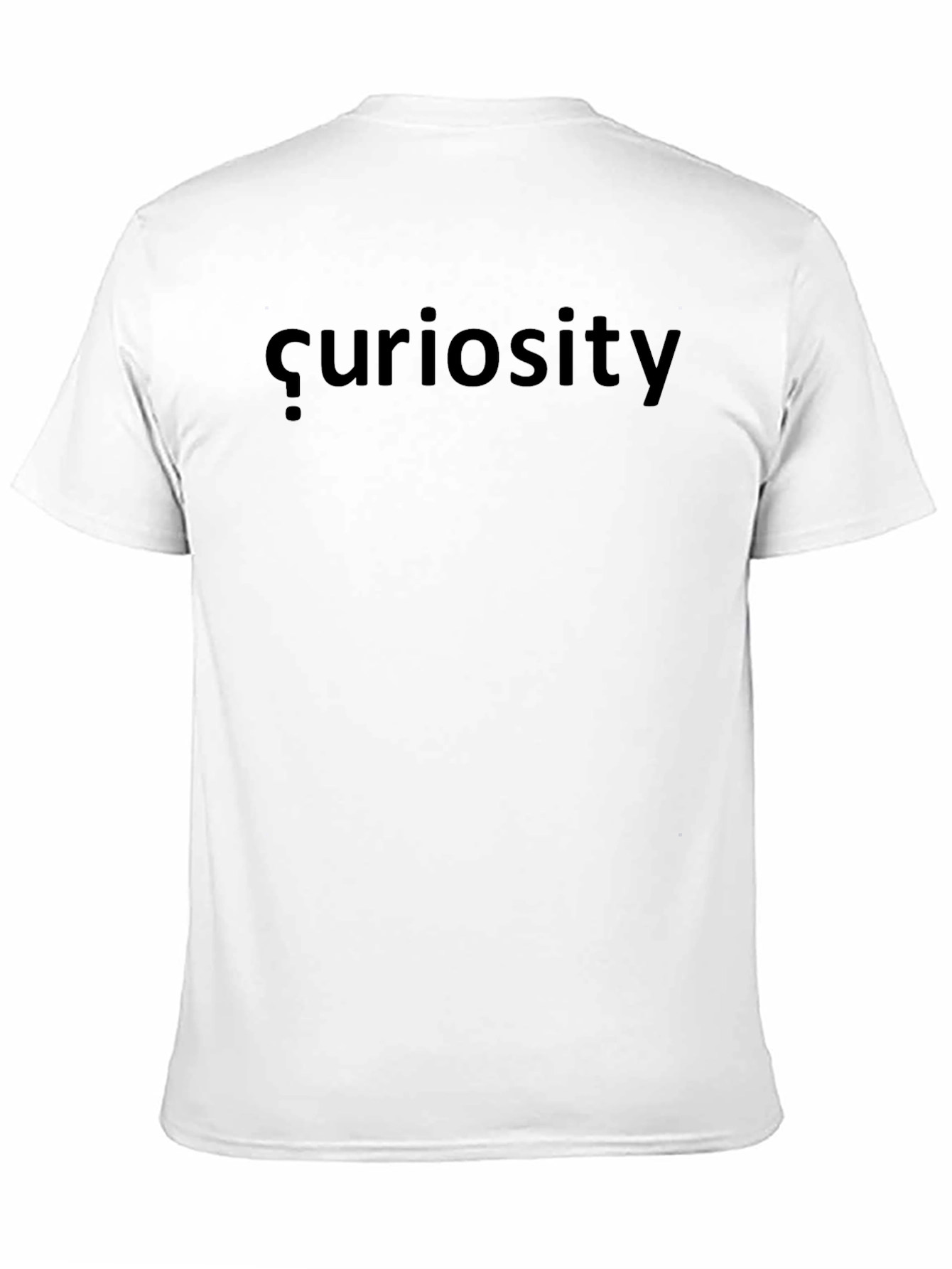 Curiosity Black T-Shirt