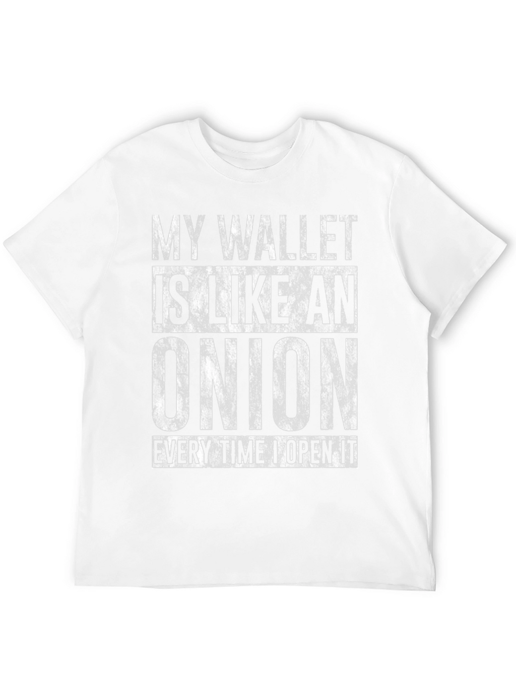 Onion Wallet Humor T-Shirt - Funny Mens Tee