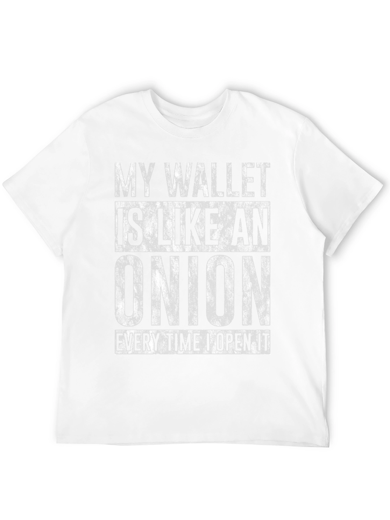 Onion Wallet Humor T-Shirt - Funny Mens Tee