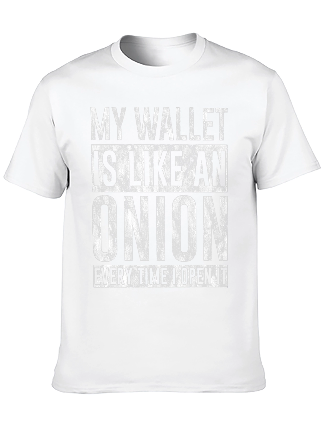 Onion Wallet Humor T-Shirt - Funny Mens Tee