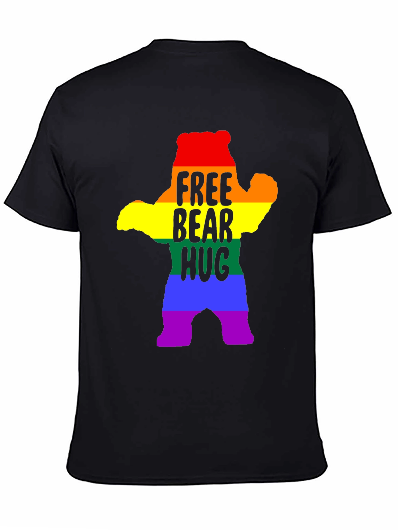 Free Bear Hug LGBTQ Pride T-Shirt