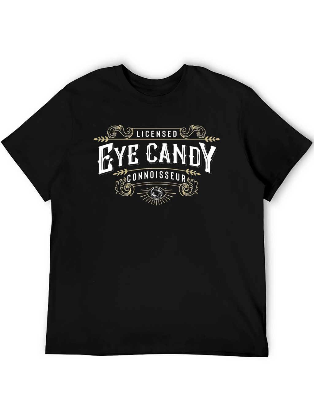 Licensed Eye Candy Connoisseur Black T-Shirt