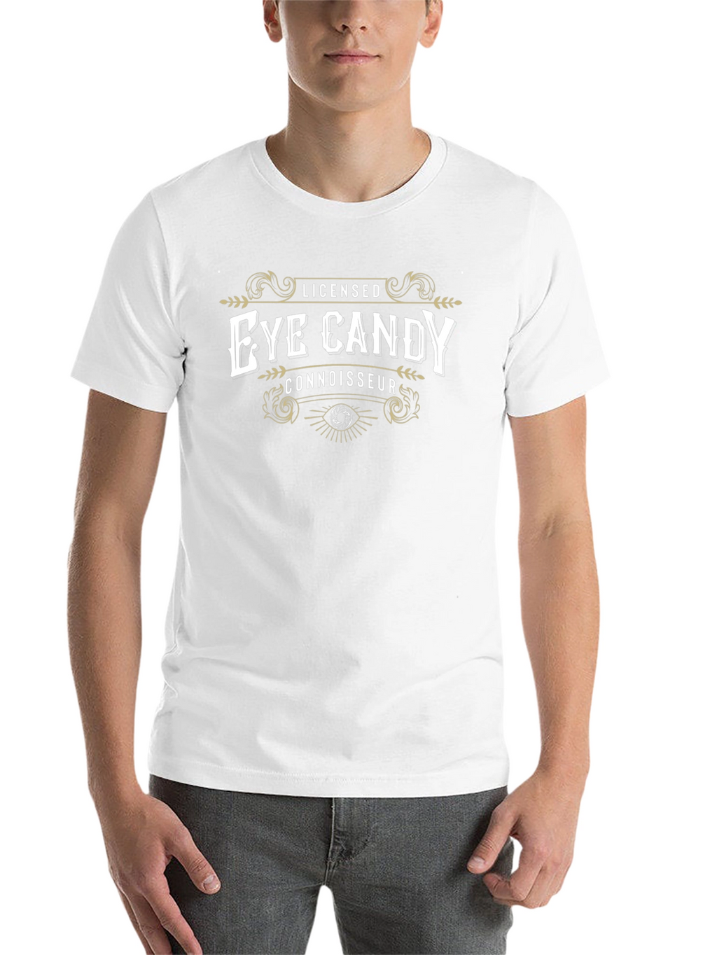 Licensed Eye Candy Connoisseur Black T-Shirt