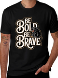 Be Bold Be Brave Panther Graphic Tee