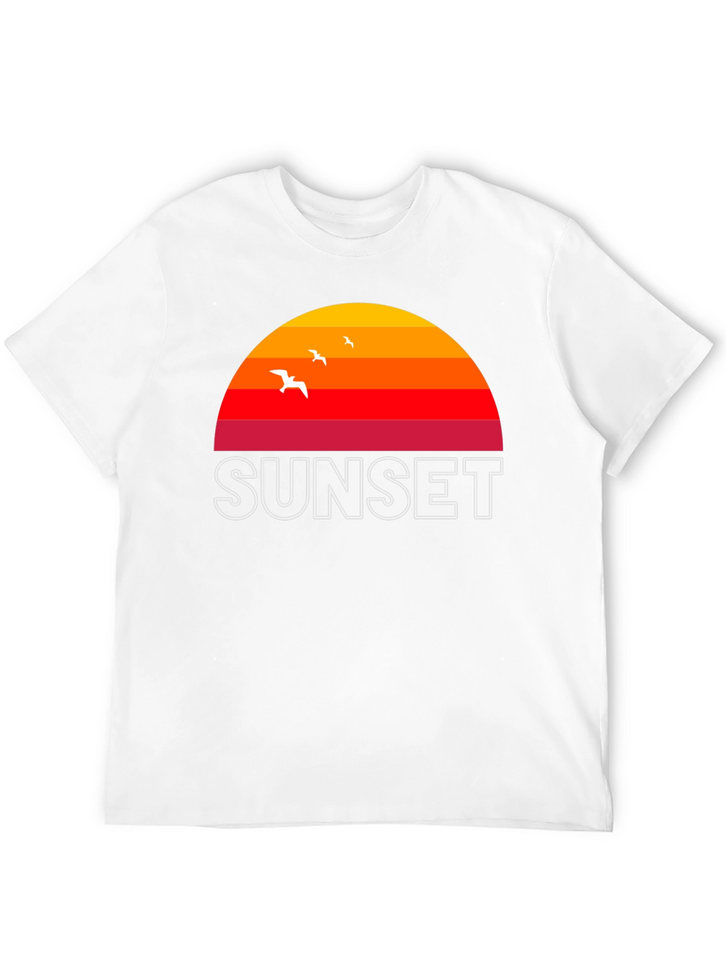 Sunset Graphic T-Shirt - Retro Style Tee