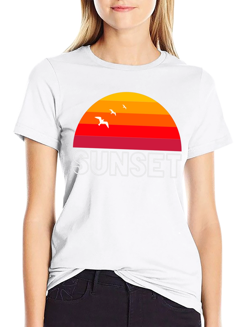 Sunset Graphic T-Shirt - Retro Style Tee