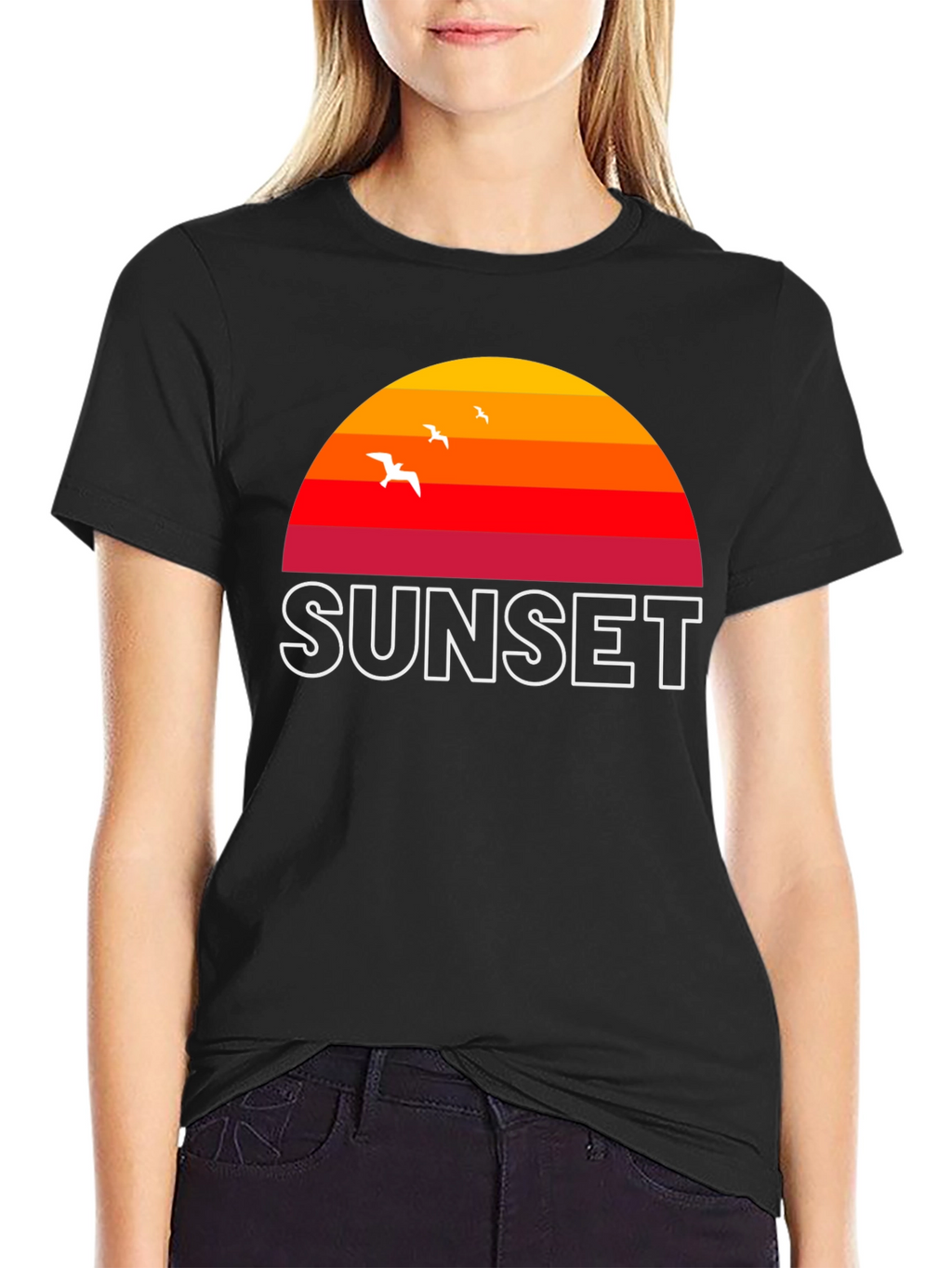 Sunset Graphic T-Shirt - Retro Style Tee