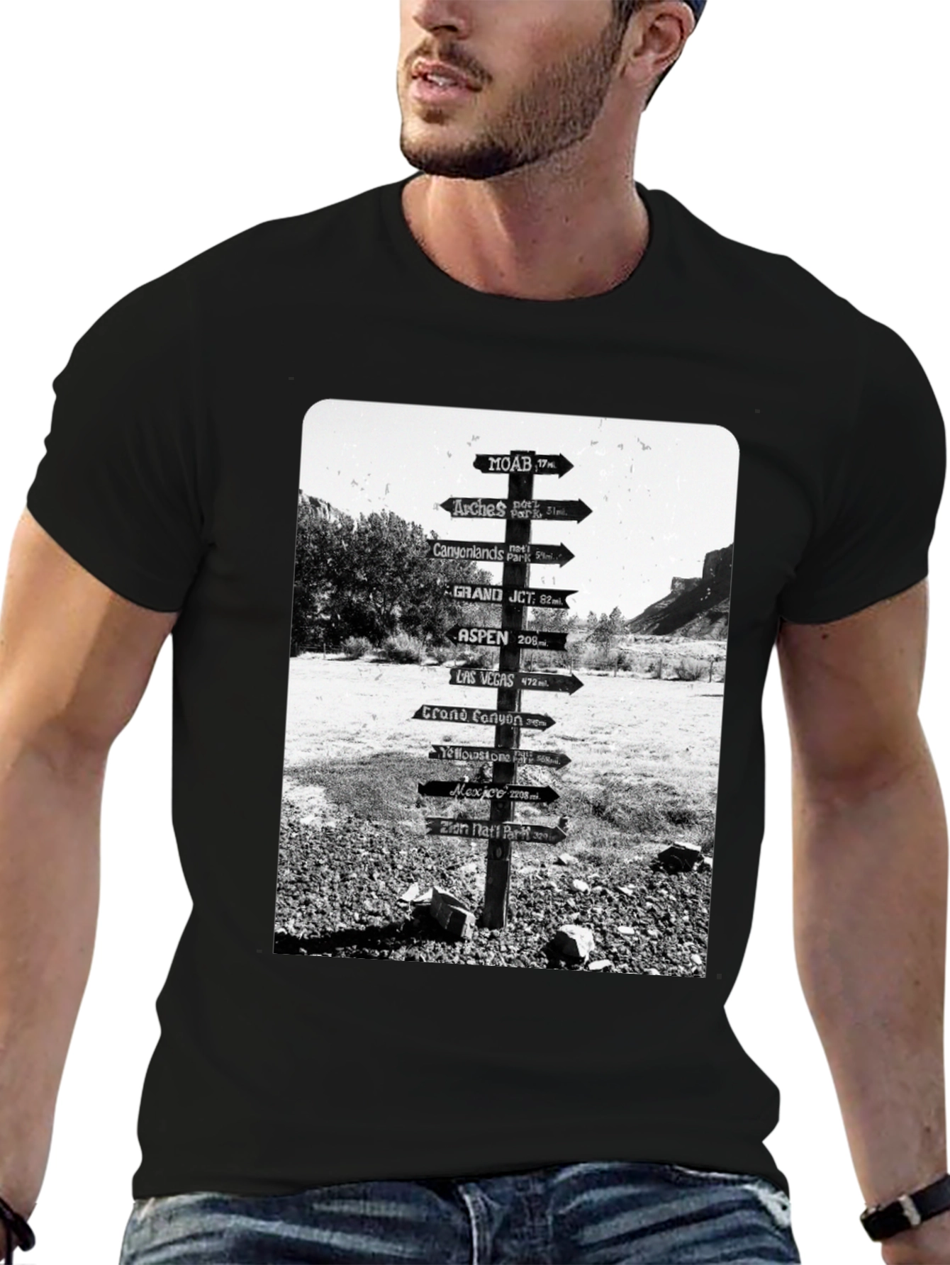 Road Sign Travel T-Shirt