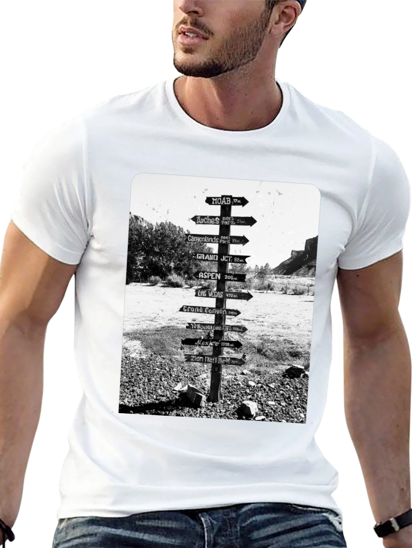 Road Sign Travel T-Shirt