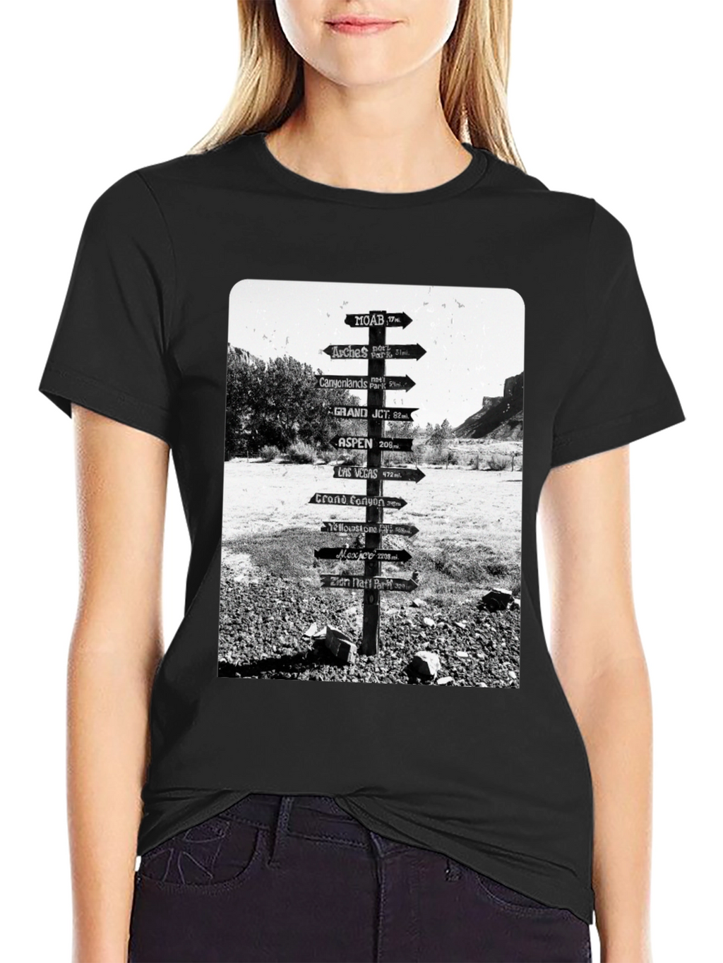 Road Sign Travel T-Shirt